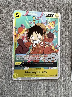 Monkey.D.Luffy OP07-109 - One Piece TCG - SR Super Rare NM English 2 Cards - Image 2