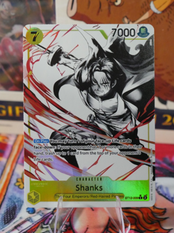 One Piece Card Game The Three Brothers #ST13-009 Shanks Alt Art English TCG - Image 1