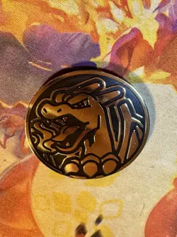 Pokemon TCG Charizard HOLO FOIL Coin GOLD Mirror JUMBO 2022 NEW NEAR MINT - Image 5