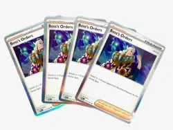 [4x Playset] Boss's Orders 172/193 Sv02: Paldea Evolved Pokemon TCG HOLO - Image 1