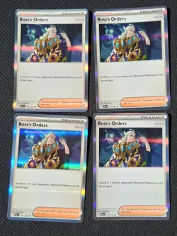 [4x Playset] Boss's Orders 172/193 Sv02: Paldea Evolved Pokemon TCG HOLO - Image 2