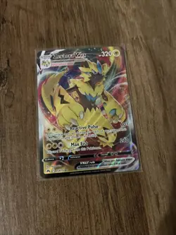 Pokemon TCG Zeraora VMAX Holo Ultra Rare Card Crown Zenith 054/159 NM Condition - Image 1