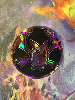 Pokemon Crobat VMAX CRACKED ICE FOIL HOLO Coin Premium JUMBO 2021 NEW NEAR MINT - Image 5