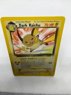 Pokemon TCG Dark Raichu Legendary Collection Non-Holo Rare 7/110 2002 - Image 3