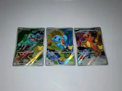 Pokemon First Partners Kanto Partners Set Charmander Bulbasaur Squirtle - Image 1