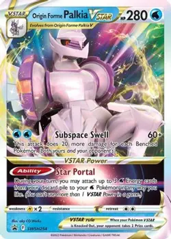 ORIGIN FORME PALKIA VSTAR SWSH254 SWORD & SHIELD PROMO HOLO PROMO NM - Image 1