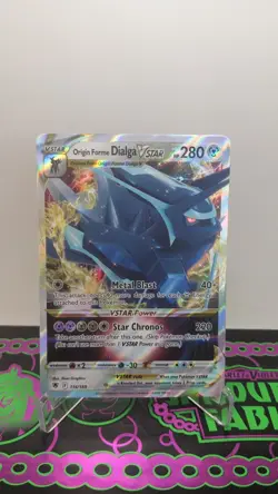 Pokemon TCG #114/189 Origin Forme Dialga VSTAR Ultra Rare Holo Astral Radiance - Image 1