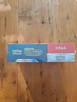 Pokemon Surging Sparks ETB & Booster Bundle Costco 2-Pack Factory Sealed - Image 2