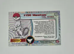 2000 Topps Pokemon Series 3 #150 Mewtwo TV Animation Blue Label Vintage Rare LP - Image 2