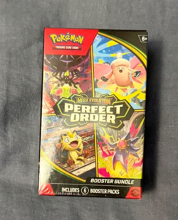 Pokemon TCG: Mega Evolution-Perfect Order Booster Bundle (6 Packs) New Sealed - Image 1