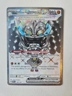 Pokemon TCG Cornerstone Mask Ogerpon EX Twilight Masquerade Holo Card 199/167 - Image 1