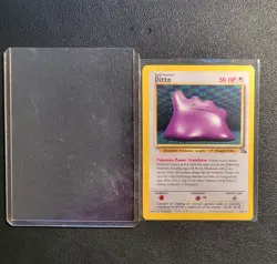 Ditto 1999 Basic Pokemon Card Holo Fossil 3/62 Vintage RARE In Great Shape!! - Image 3
