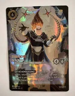 Disney Lorcana Syndrome Out For Revenge Enchanted 238/204 Wilds Unknown Pixar - Image 1
