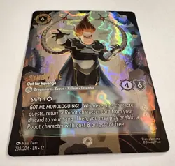 Disney Lorcana Syndrome Out For Revenge Enchanted 238/204 Wilds Unknown Pixar - Image 2