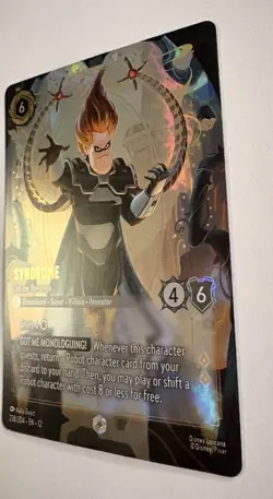 Disney Lorcana Syndrome Out For Revenge Enchanted 238/204 Wilds Unknown Pixar - Image 3