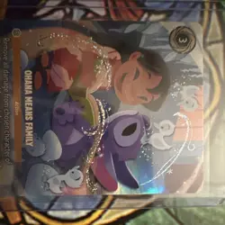 Disney Lorcana Winter Spell Ohana Means Family Action Enchanted Foil 224/204 - Image 3