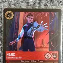 Disney Lorcana Whispers in the Well Hans Brazen Manipulator 117/204 Cold Foil - Image 5