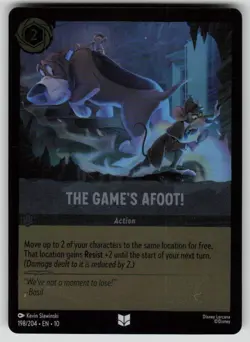 The Game's Afoot! Cold Foil Whispers in the Well 198/204 Disney Lorcana NM - Image 1