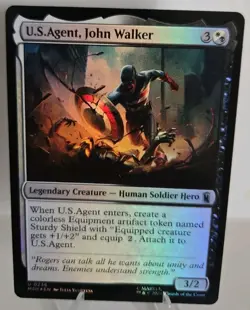 U.S.Agent, John Walker MTG Marvel Super Heroes Foil - Image 1