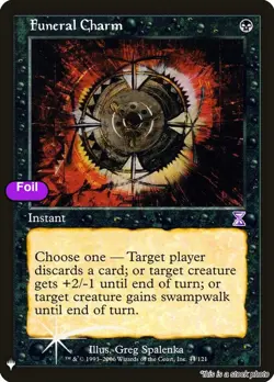 MTG Foil Funeral Charm Card #44 The List Reprints NM Magic - Image 1