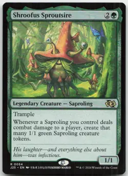 SHROOFUS SPROUTSIRE (ANIME) 54 FOUNDATIONS JUMPSTART MAGIC: THE GATHERING NM/M - Image 1