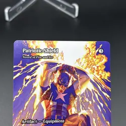 Patriotic Shield Marvel M 0100 Alternative Art Mythic Regular English MTG 2026 - Image 3