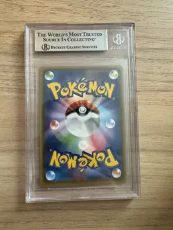 Poncho Wearing Eevee Sylveon Mega Campaign Pokemon Japanese Promo 144/SM-P BGS 7 - Image 2