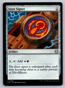 Izzet Signet U 0306 the Lost Caverns of Ixalan Regular - Image 1