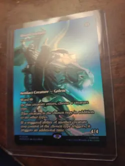 Foil Doom Variant (Borderless) 0099 (M) MTG Marvel Universe Eternal-Legal (MAR) - Image 3