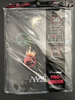 Ultra Pro MTG 9-Pocket PRO-Binder 5 Mana Symbols Magic The Gathering ULP 86103 - Image 1