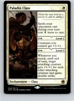 Magic the Gathering Paladin Class Adventures in the Forgotten Realms MTG - Image 1