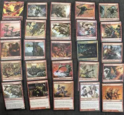 mtg 25x GOBLIN C / UC Magic Cards EDH Commander Theme - Image 1