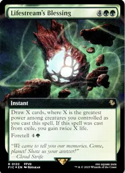 Lifestream's Blessing (FOIL) FIC 122 FINAL FANTASY Magic: The Gathering NM - Image 1