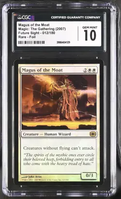 MAGUS OF THE MOAT Future Sight Foil Rare CGC 10 MTG [Nostalgium] - Image 1