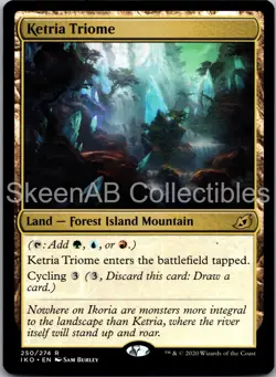 MTG SkeenAB Ketria Triome Ikoria: Lair of Behemoths NM - Image 1