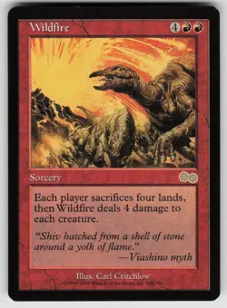 Wildfire 228 Rare Urza's Saga Magic: The Gathering Near Mint - Image 1