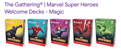 Magic The Gathering Marvel Super Heroes Welcome Decks SHIP JULY 27 - Image 1