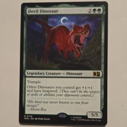 MTG MSC Marvel Rare Devil Dinosaur 0719! Great Card To Add To Your Deck! - Image 1