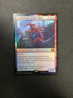 MTG - Astonishing Spider-Man - FOIL - Marvel Super Heroes - MSC 0740 - Image 3