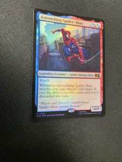 MTG - Astonishing Spider-Man - FOIL - Marvel Super Heroes - MSC 0740 - Image 4