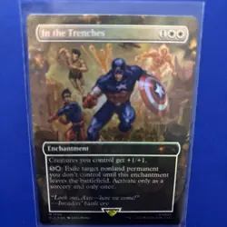 In the Trenches, M 1729, NM Foil, MTG Secret Lair x Marvel, Captain America, SLD - Image 2