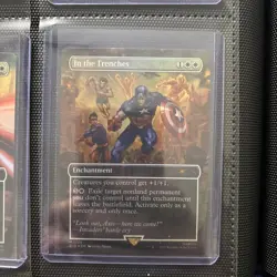 In the Trenches, M 1729, NM Foil, MTG Secret Lair x Marvel, Captain America, SLD - Image 5