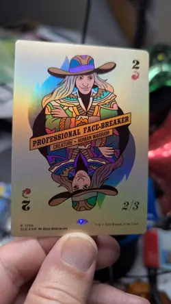 1x Professional Face Breaker RAINBOW FOIL Secret Lair NM - Magic MTG x1 - Image 1