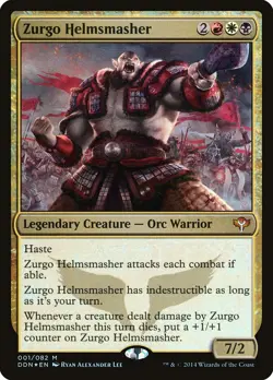 Zurgo Helmsmasher (Foil) - Duel Decks: Speed vs. Cunning - LP - Image 1