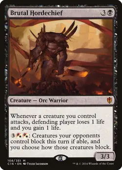Brutal Hordechief - Commander 2016 - NM - Image 1