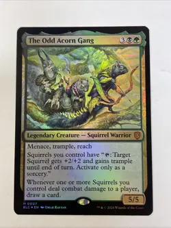 The Odd Acorn Gang Commander: Bloomburrow Foil #7 Mythic - Image 1