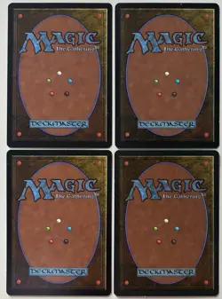 Vintage MTG Snow-Covered Land Lot x4 Ice Age Old Border LP Magic The Gathering - Image 2