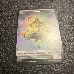 Shrine Token T Commander: Kamigawa: Neon Dynasty 1 NM - Image 1