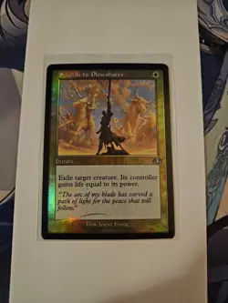 1x Swords to Plowshares - Retro Frame NM Eng MTG - Dominaria Remastered - Image 1