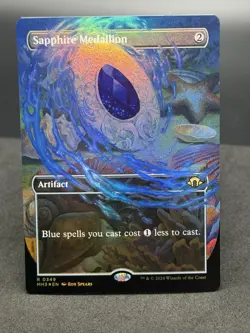 Sapphire Medallion (Borderless) FOIL Modern Horizons 3 MINT - Image 1